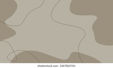 Resumen Fondo Memphis Estilo Beige Brown Vector Design