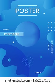 Abstract background with Memphis style cards Design Collection of Colorful templates with geometric shapes, patterns with trendy Memphis fashion 80's-90's. Ideal for ad, invitation, presentation.