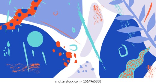 Abstract background Memphis  style. Vector illustration colorful pattern.