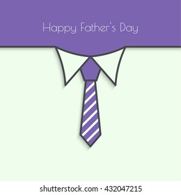 Abstract background with men ties. Happy Father Day. 
