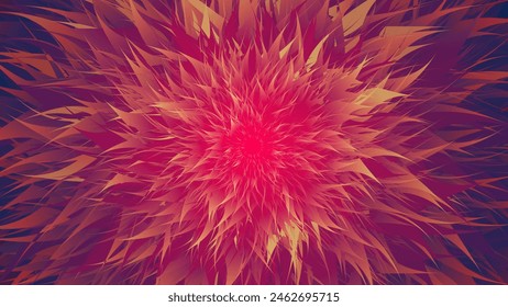 Abstract background with a mesmerizing 3D element.