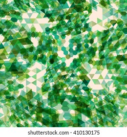 Abstract background with messy colorful polygon shapes