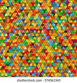 Abstract background with messy triangular polygons pattern