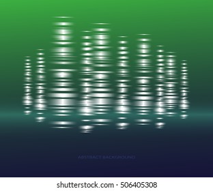 Abstract background with metal elements