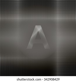 Abstract background - a metal mesh. Placement of recording in the middle. Vector EPS10.