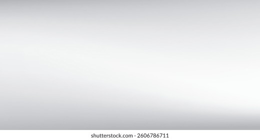 Abstract background with metal mirror texture. Chrome gradient surface with light gloss silver simple art