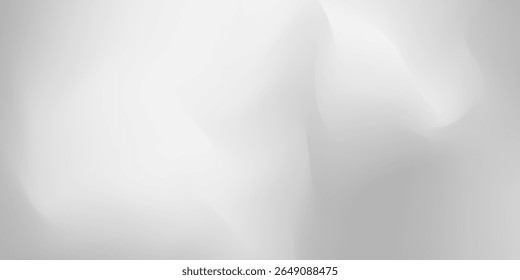 Fondo Abstractas con textura de espejo de metal. Fondo degradado blanco y gris. Espacio para mostrar productos. Arte Abstractas del Anuncio del Vector del color