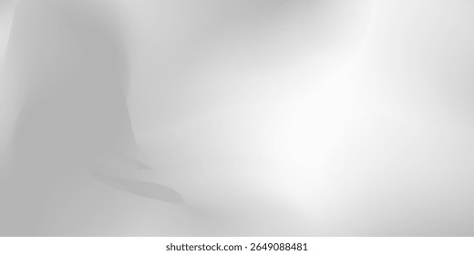 Fondo Abstractas con textura de espejo de metal. Fondo degradado blanco y gris. Espacio para mostrar productos. Arte Abstractas del Anuncio del Vector del color