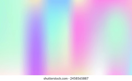Fondo Abstractas. Patrón de metal. Gradiente de holograma. Degradado iridiscente. Papel plástico. Textura brillante violeta. Invitación - Geometría retro. Cubierta del arco iris. Fondo Abstractas púrpura