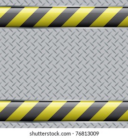 Abstract background with metal plate and screws