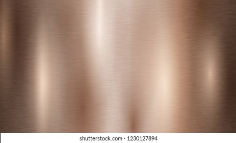 Abstract background with metal texture in bronze color