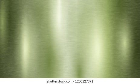 Abstract background with metal texture in light green color