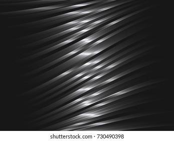 Abstract background with metal waves. Vector illustration