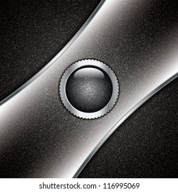 Abstract background, metallic brochure, vector