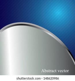 Abstract background, metallic brochure, vector 