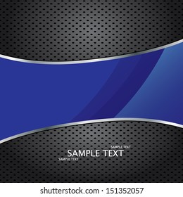 Abstract background, metallic brochure, vector
