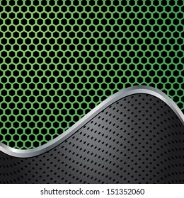 Abstract background, metallic brochure, vector