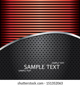Abstract background, metallic brochure, vector
