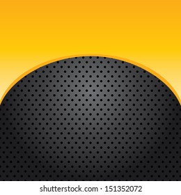 Abstract background, metallic brochure, vector