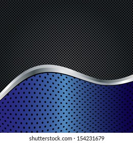 Abstract background, metallic brochure, vector