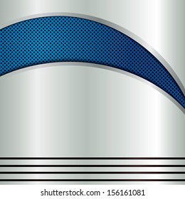 Abstract background, metallic brochure, vector