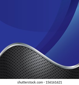 Abstract background, metallic brochure, vector