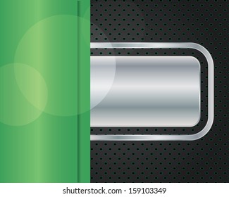 Abstract background, metallic brochure, vector