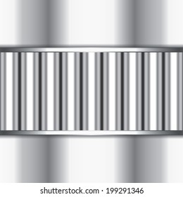 Abstract background, metallic brochure, vector