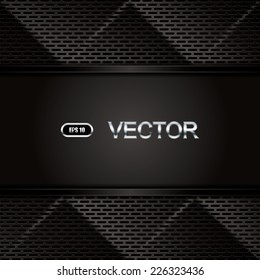 Abstract background, metallic brochure, vector