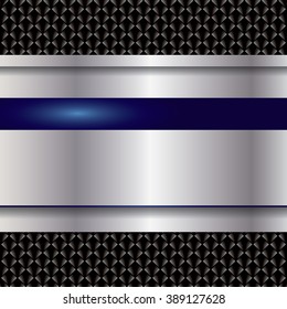 Abstract background, metallic brochure, vector