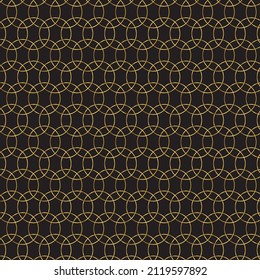 Abstract background with metallic gold circular pattern