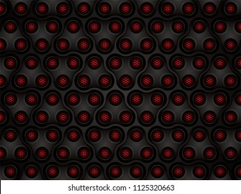 Abstract background, metallic red brochure, vector