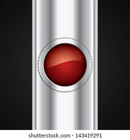 Abstract background, metallic red brochure, vector