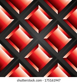 Abstract background, metallic red brochure, vector