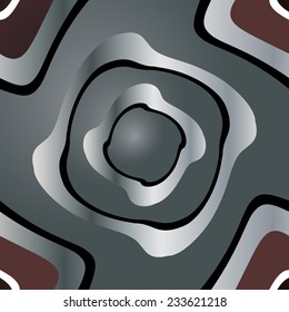 Abstract background, metallic red brochure, vector