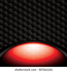 Abstract background, metallic red brochure, vector