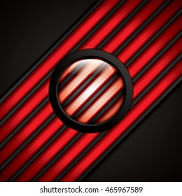 Abstract background, metallic red brochure, vector