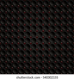 Abstract background, metallic red brochure, vector.