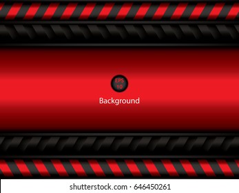 Abstract background, metallic red brochure, vector