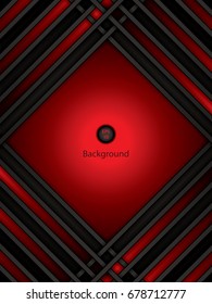 Abstract background, metallic red brochure, vector