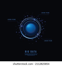 The abstract background of metaverse and big data