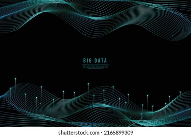 The abstract background of metaverse and big data