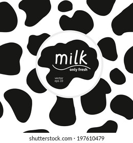 Abstract background for milk, vector illustration