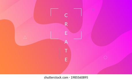Antecedentes abstractos. Elemento mínimo. Afiche de Memphis rosados. 3d Página De Aterrizaje. Buen telón de fondo comercial. Formas líquidas. Cubierta dinámica de flujo. Página horizontal. Fondo Resumen Lilac