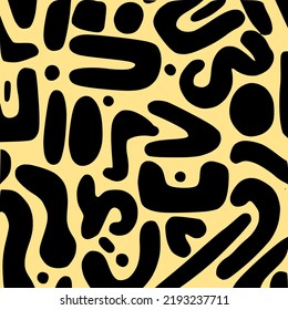 abstract background. Minimal, flat style. Yellow and black color. Modern concept