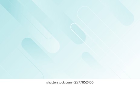 Abstract background minimal geomaric blue gradient smooth