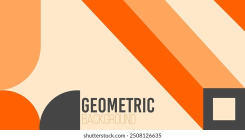 Abstrakter Hintergrund Minimal geometrisch kreativ . Kreisquadrat und Dreieck Design. Trendy Techno Business Template für Tapete, Banner, Hintergrund oder Landung