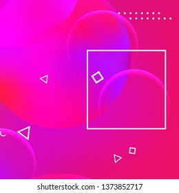 Abstract background. Minimal geometric design. Modern abstract cover. Dynamic shapes composition. 