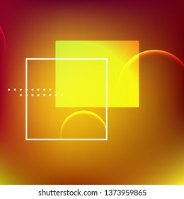 Abstract background. Minimal geometric design. Modern abstract cover. Dynamic shapes composition. 