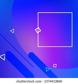 Abstract background. Minimal geometric design. Modern abstract cover. Dynamic shapes composition. 
